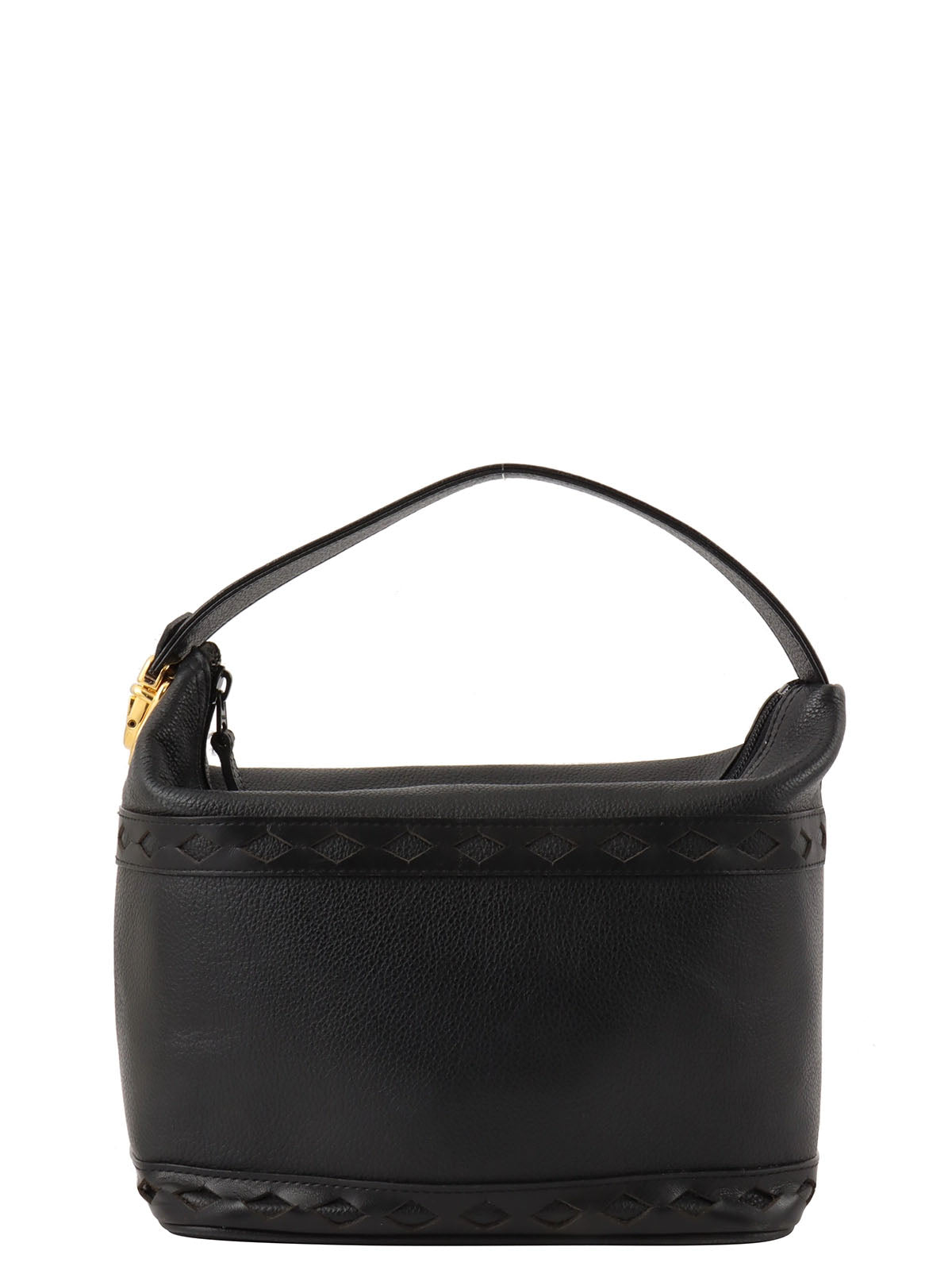 Diamond Cut Vanity Bag Black