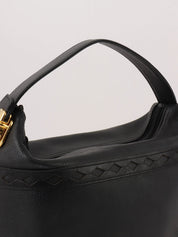 Diamond Cut Vanity Bag Black