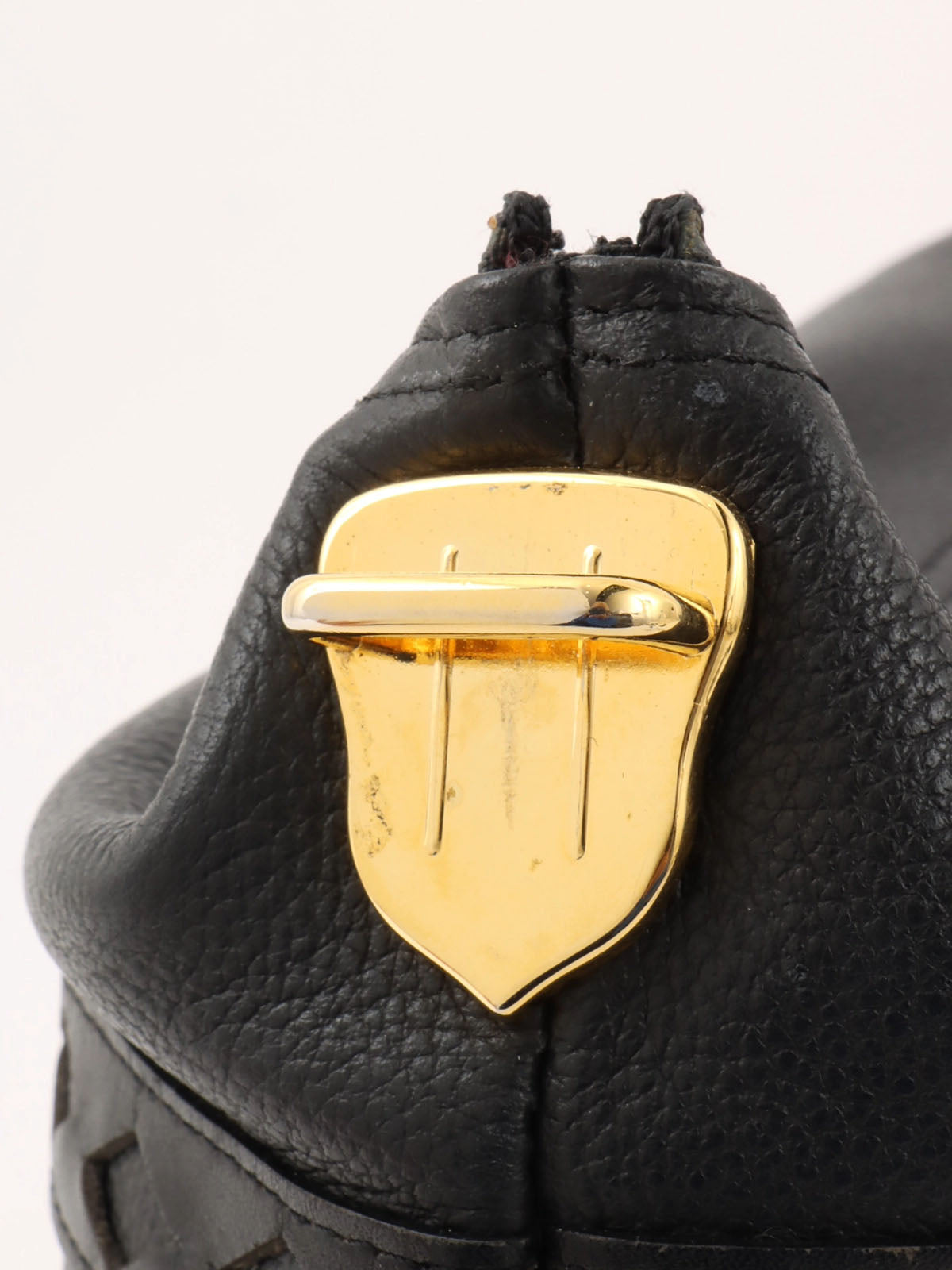 Diamond Cut Vanity Bag Black