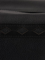Diamond Cut Vanity Bag Black