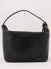 Diamond Cut Vanity Bag Black