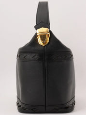 Diamond Cut Vanity Bag Black