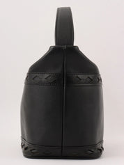 Diamond Cut Vanity Bag Black