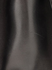 ロゴプレートキルティングハンドバッグ ブラック