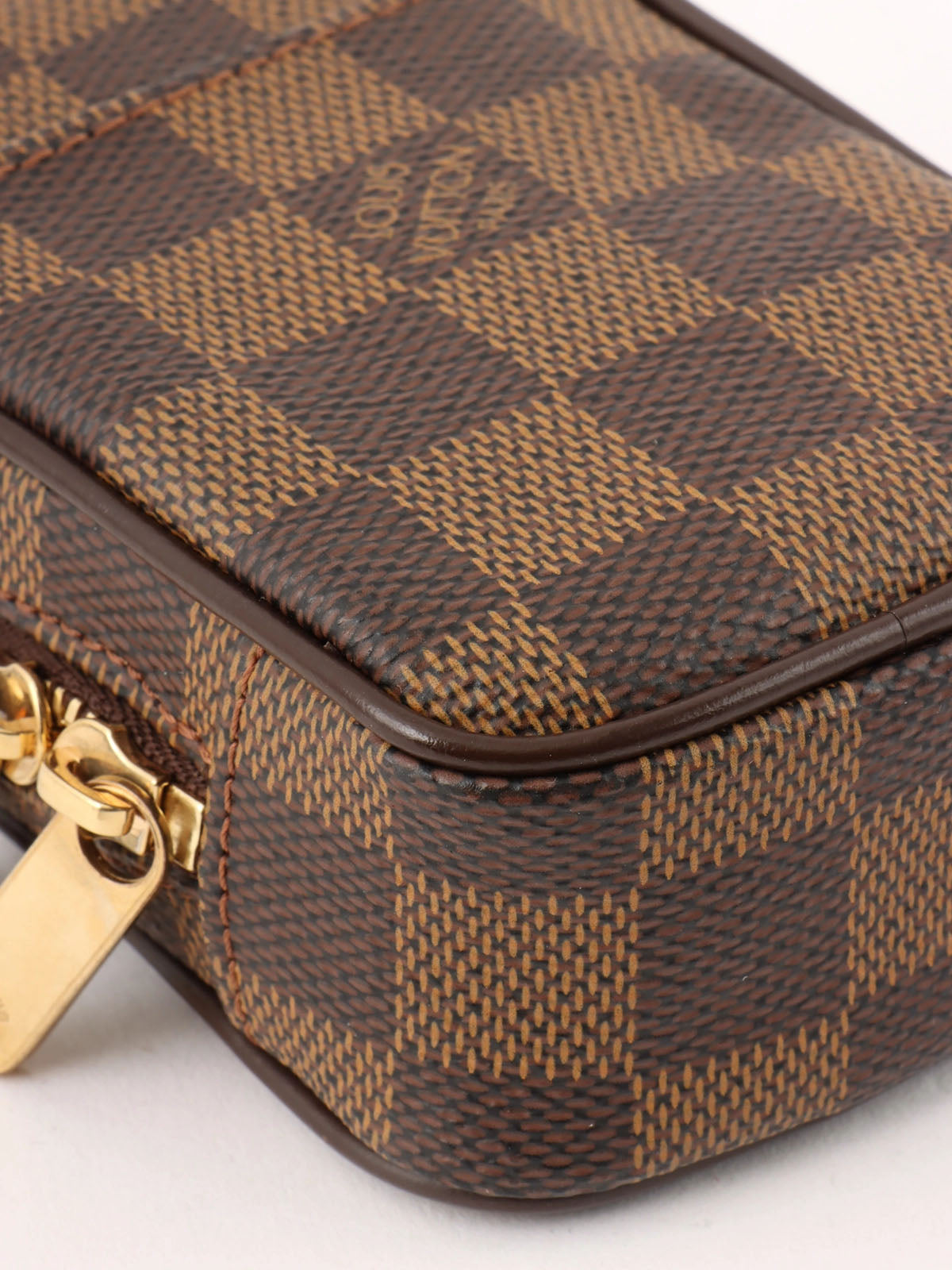 2007 Damier Etui Okapi Canvas PM Brown