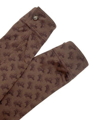 Horse Carriage Pattern Set Up Brown