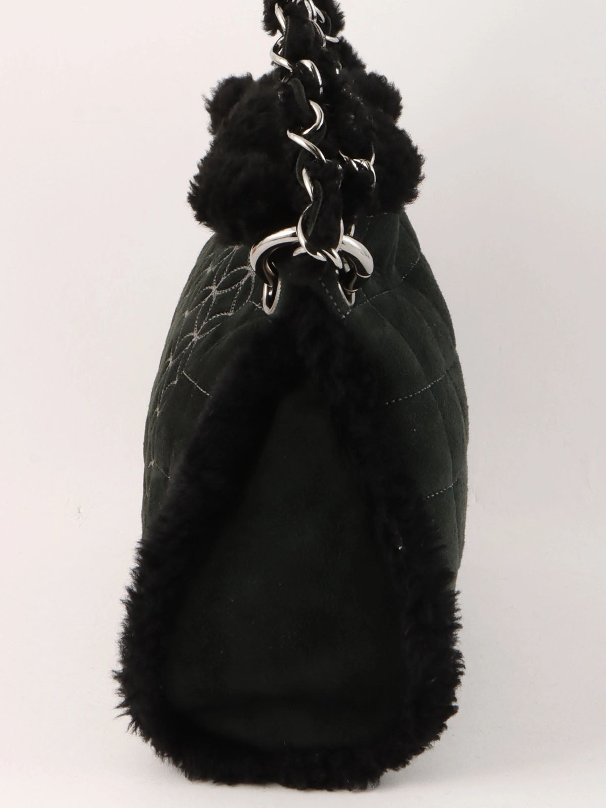 2005 Mouton CC Mark 黑色缝线链条包