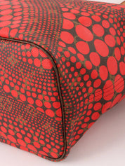2012 Yayoi Kusama Collaboration Neverfull MM Brown/Red