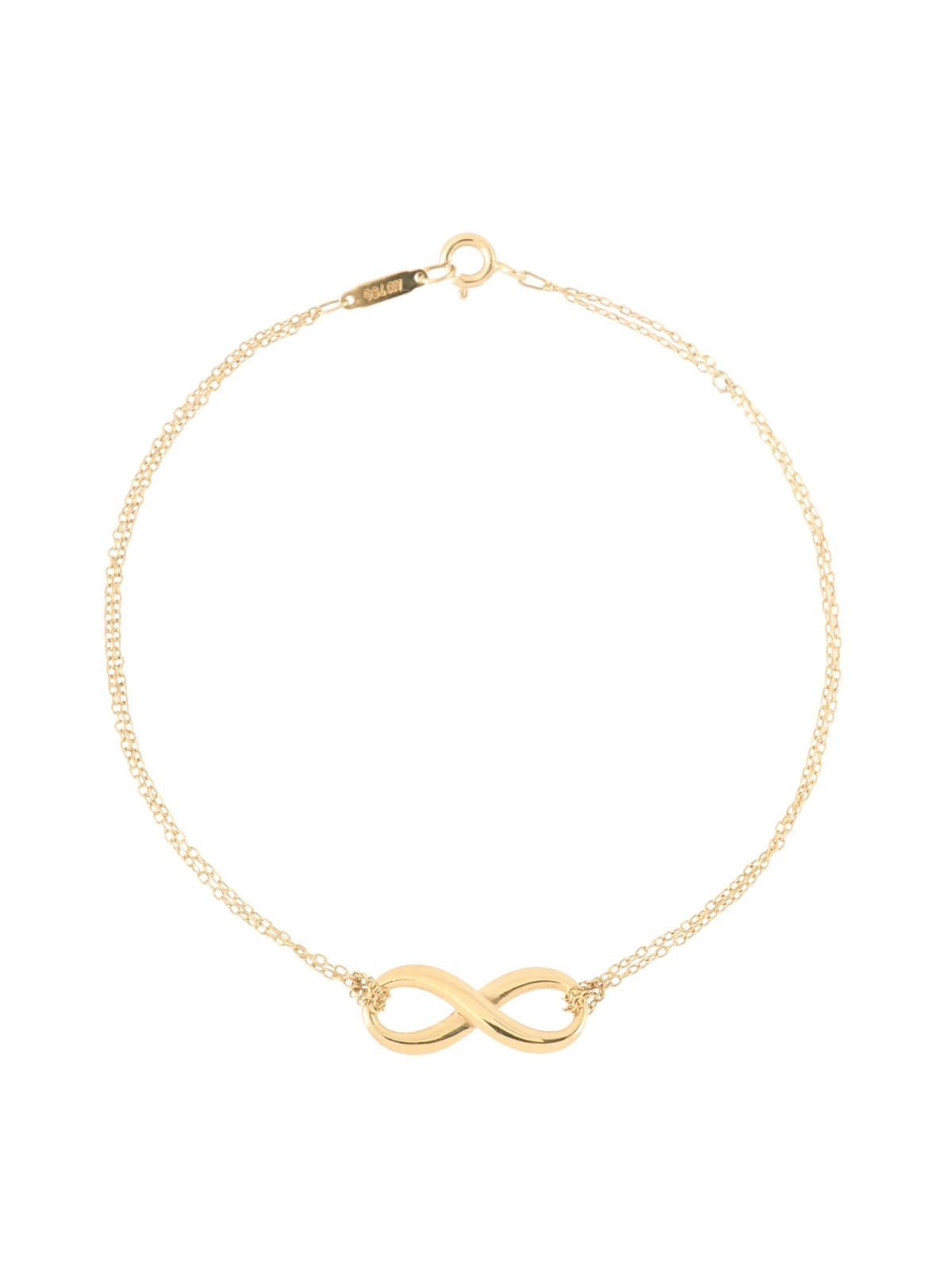 18K Gold Infinity Bracelet