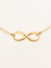 18K Gold Infinity Bracelet