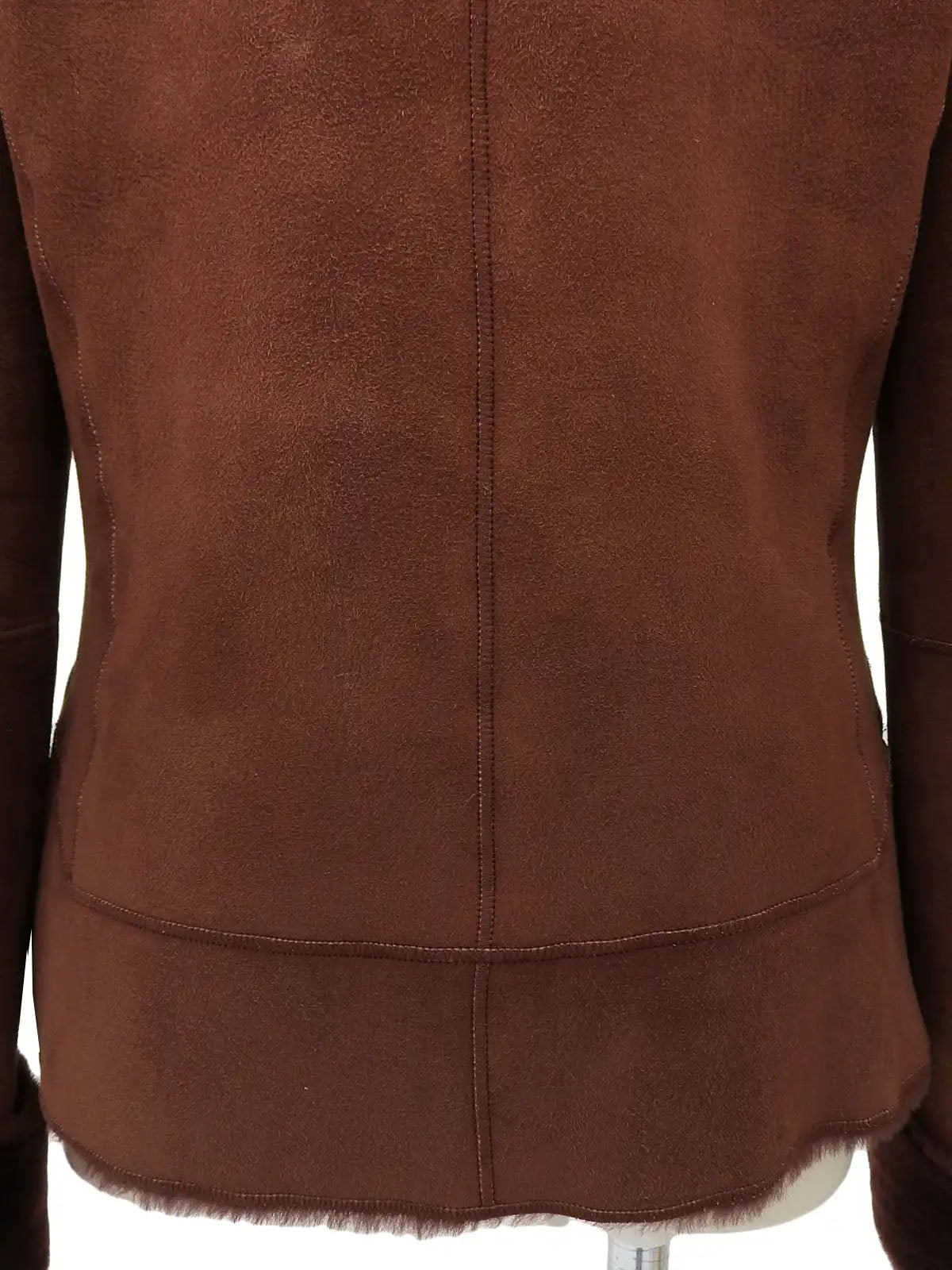 Bordeaux sheepskin jacket
