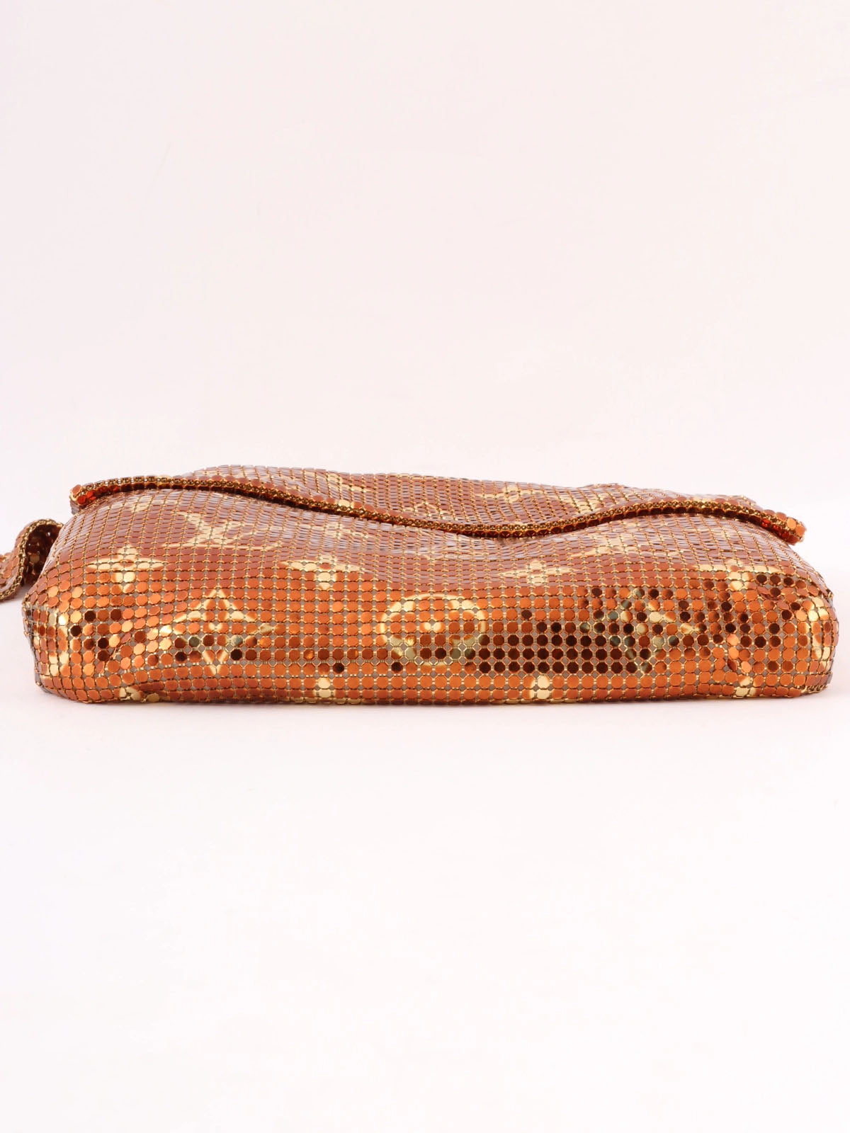 Monogram Mesh Frances Gold