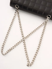 2000 Chocolate Bar 2.55cc Mark Chain Bag, Black