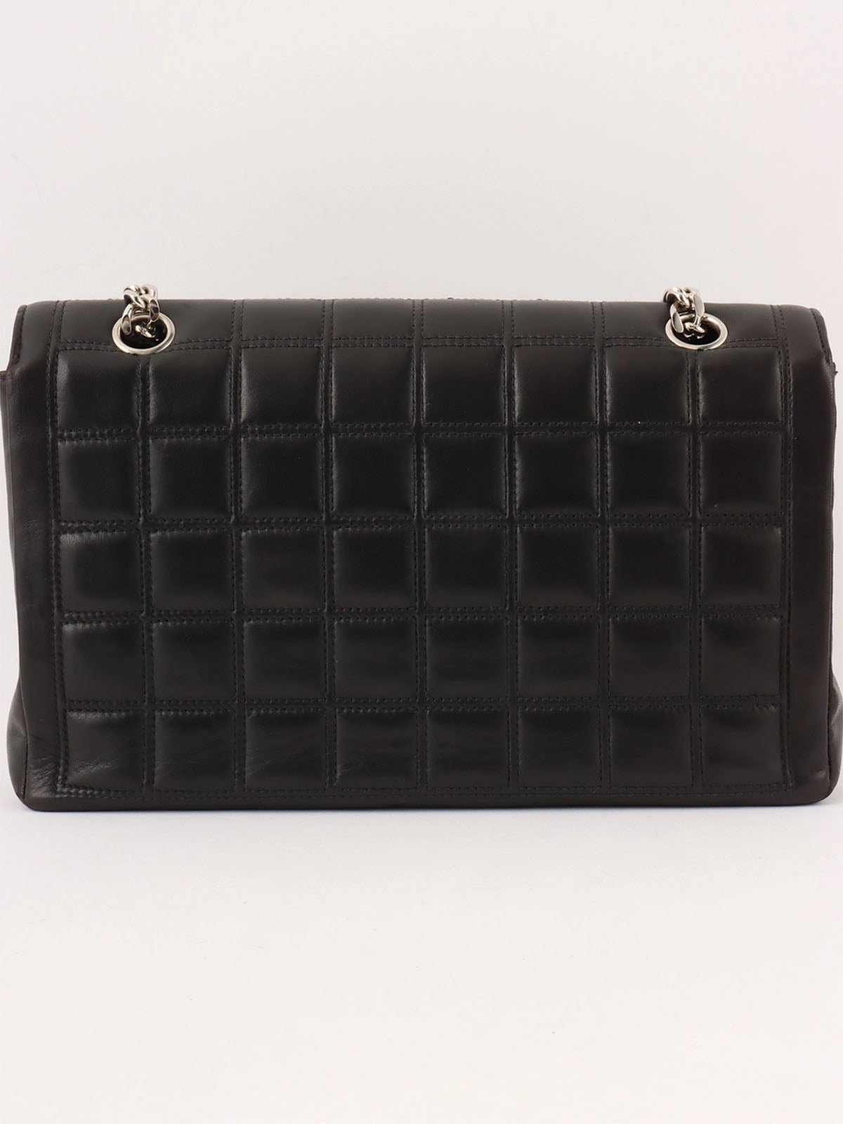 2000 Chocolate Bar 2.55cc Mark Chain Bag, Black