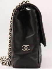 2000 Chocolate Bar 2.55cc Mark Chain Bag, Black