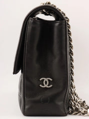 2000 Chocolate Bar 2.55cc Mark Chain Bag, Black