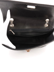 2000 Chocolate Bar 2.55cc Mark Chain Bag, Black