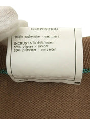 1996 Cashmere CC Mark Button Knit Ensemble, Beige/Mint Green