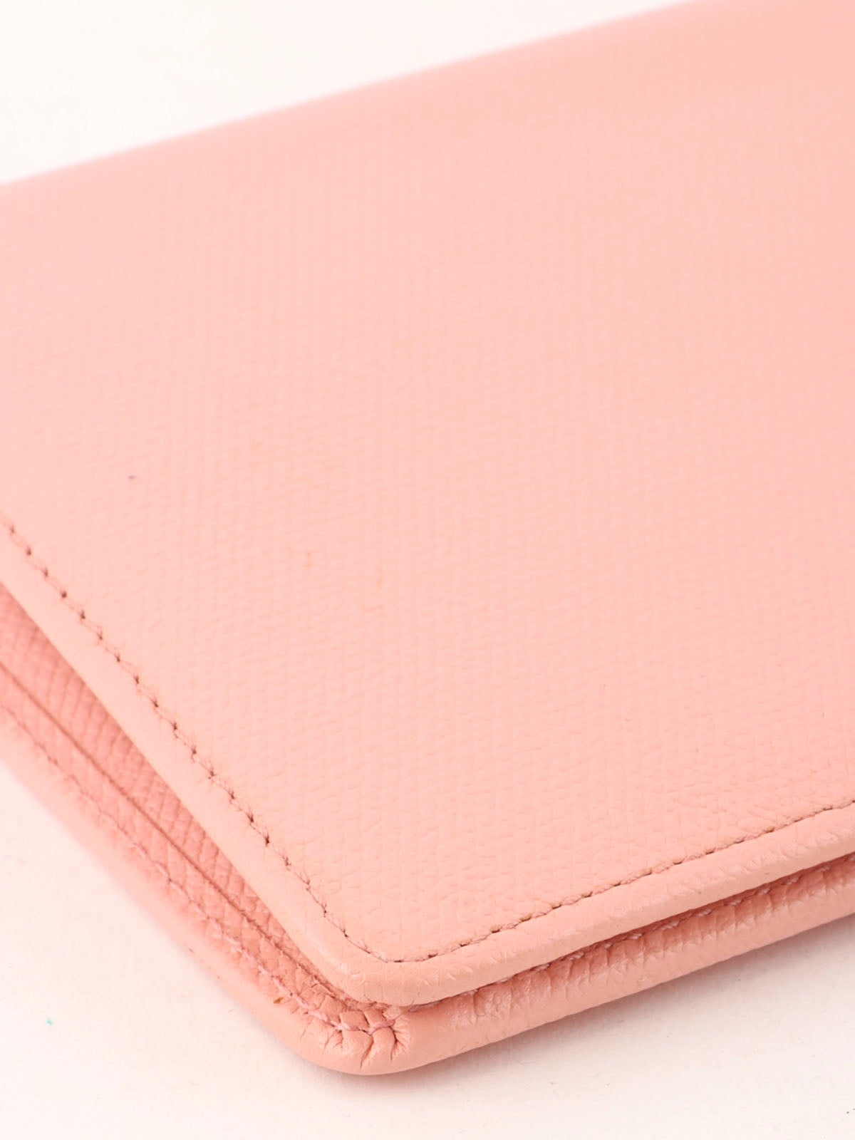 2004 Caviar Skin CC Mark Plate Long Wallet Pink