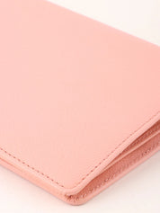 2004 Caviar Skin CC Mark Plate Long Wallet Pink