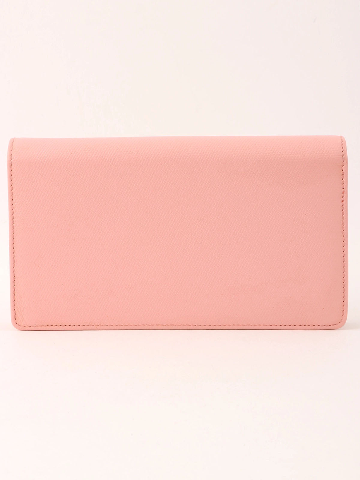 2004 Caviar Skin CC Mark Plate Long Wallet Pink