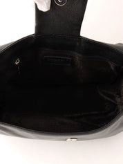 2004 CC mark punched chain shoulder bag black