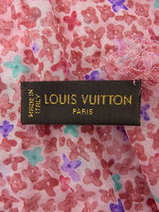 粉色/多色字母图案披肩