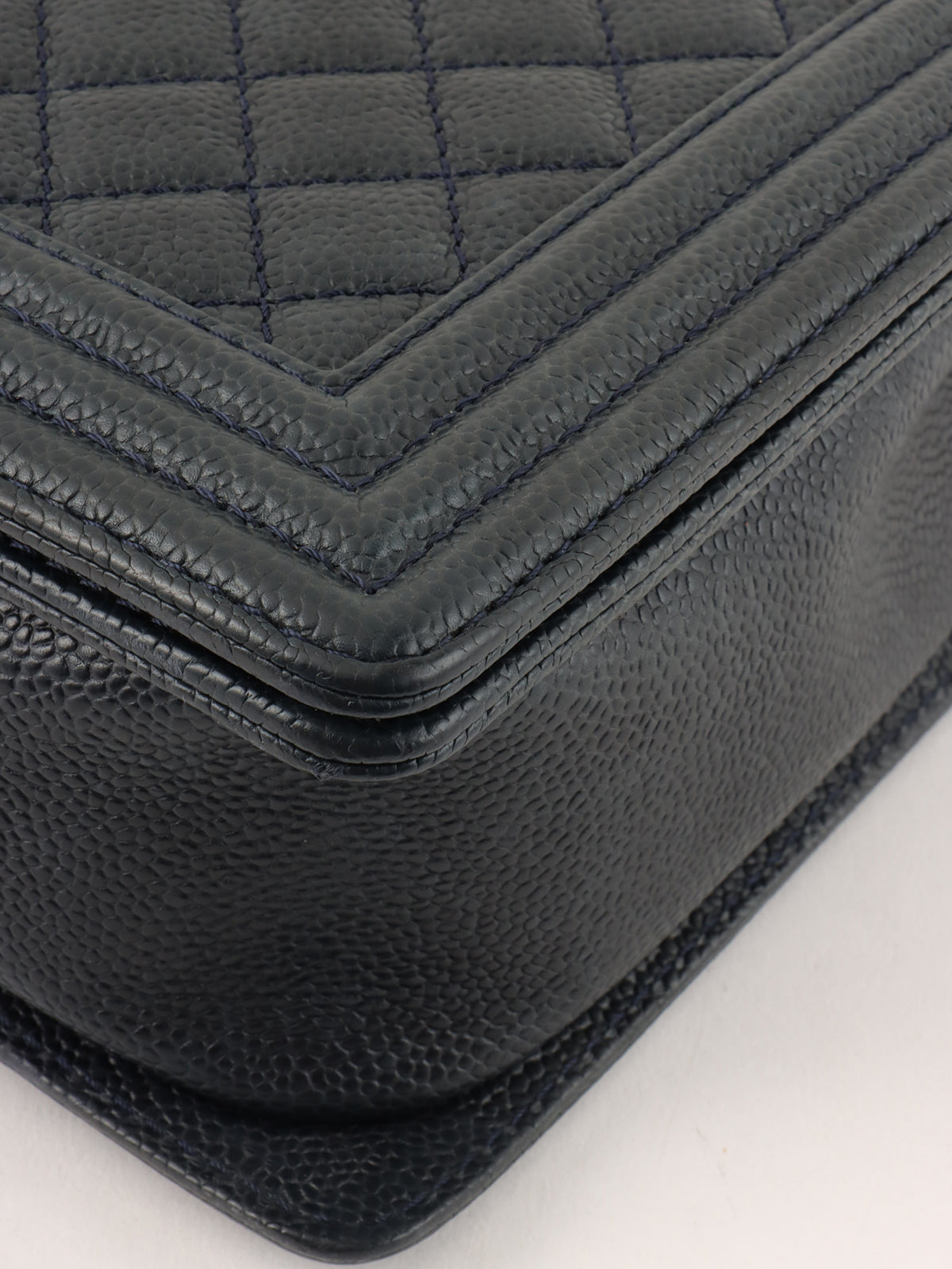2014 Boy Chanel Chain Shoulder Bag, Navy