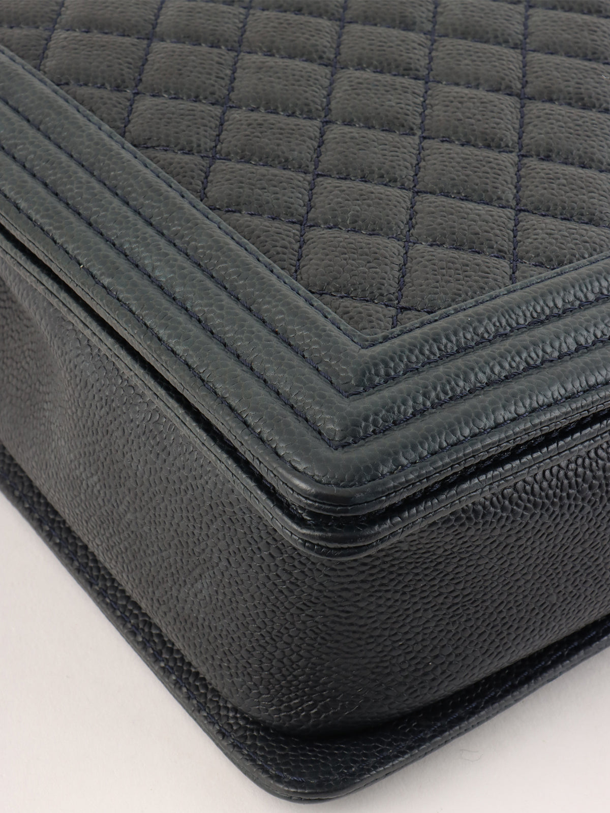 2014 Boy Chanel Chain Shoulder Bag, Navy