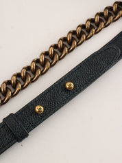 2014 Boy Chanel Chain Shoulder Bag, Navy