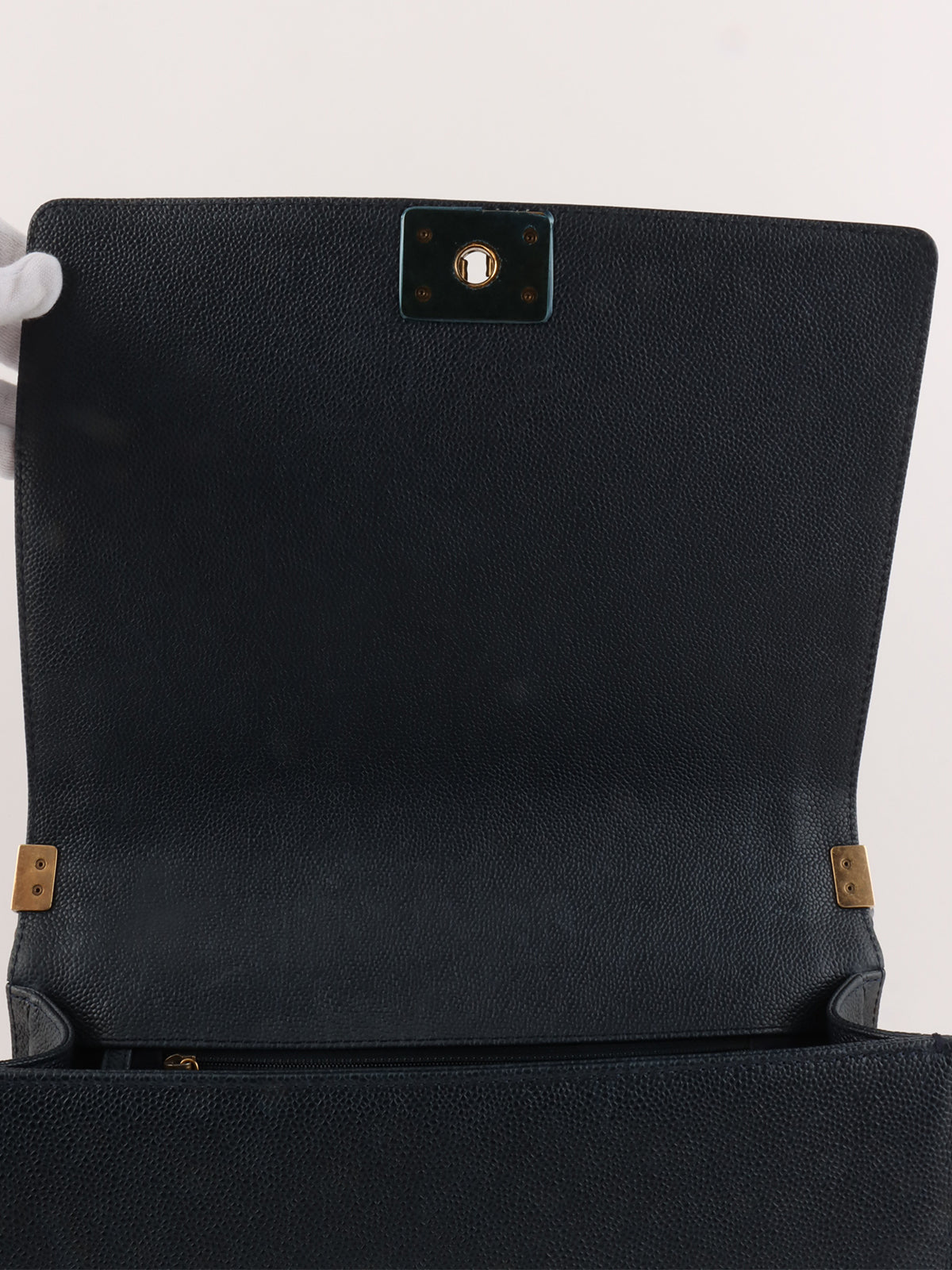2014 Boy Chanel Chain Shoulder Bag, Navy