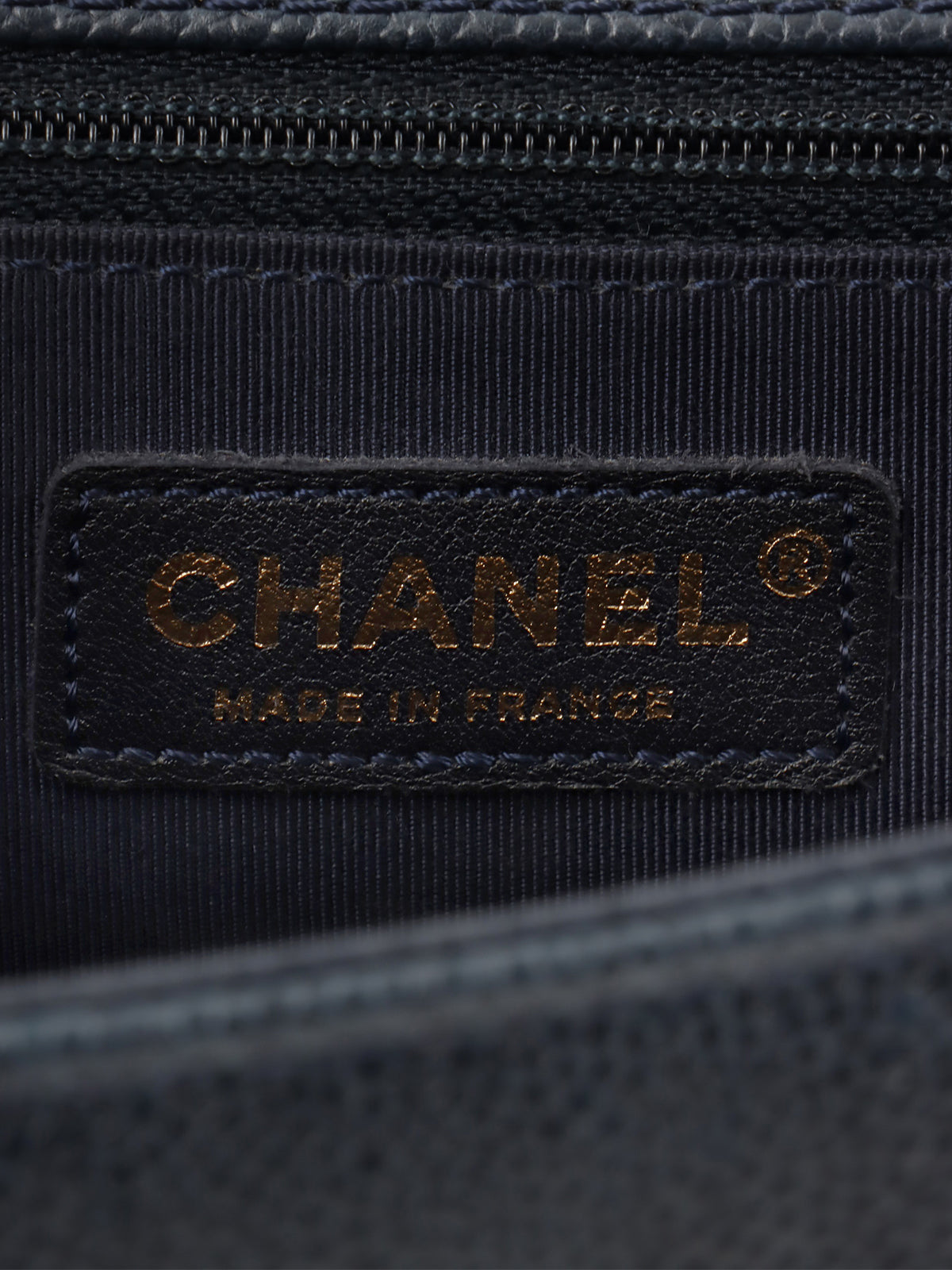 2014 Boy Chanel Chain Shoulder Bag, Navy