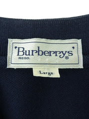 ロゴ刺繍ポロシャツ ネイビー