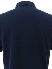 ロゴ刺繍ポロシャツ ネイビー