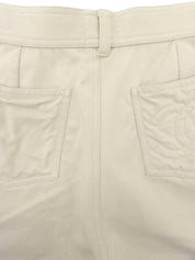 1997 CC Mark Stitch 系带短裤 浅米色