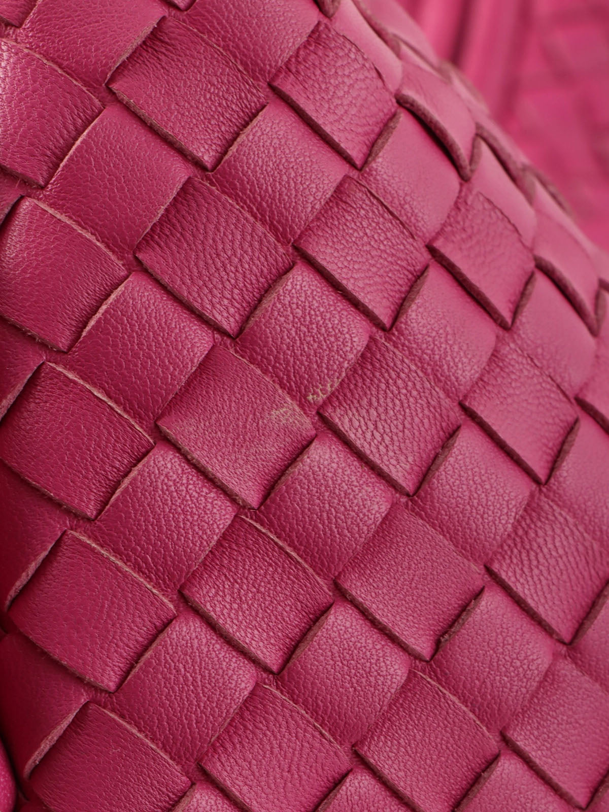 Pink Intrecciato Hobo Bag