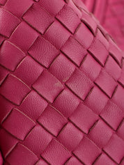 Pink Intrecciato Hobo Bag