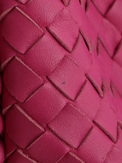 Pink Intrecciato Hobo Bag