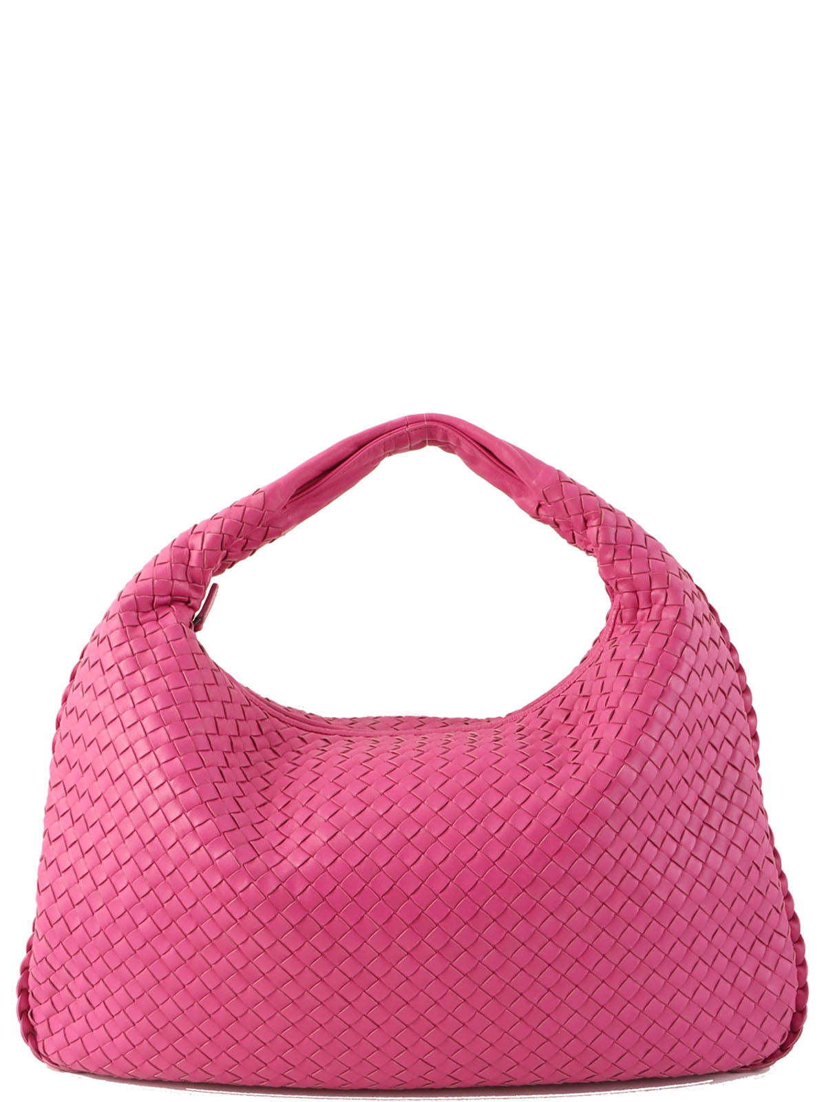 Pink Intrecciato Hobo Bag
