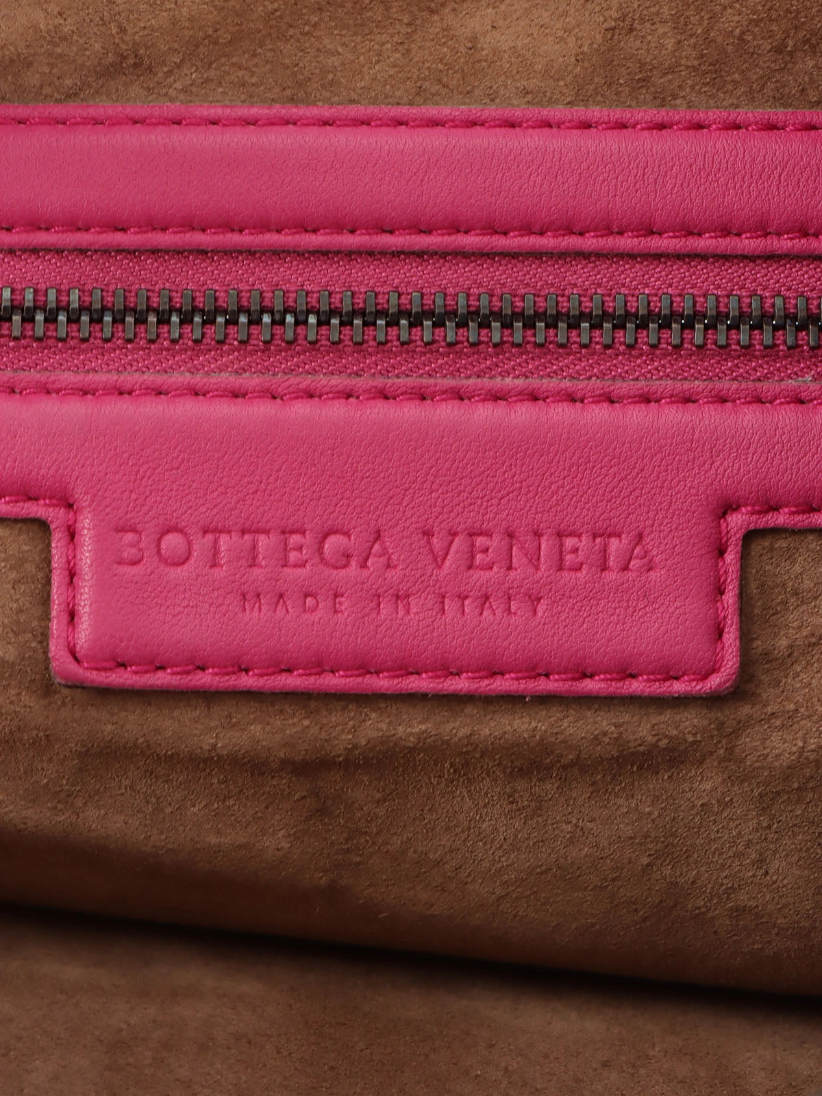 Pink Intrecciato Hobo Bag