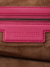 Pink Intrecciato Hobo Bag