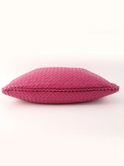 Pink Intrecciato Hobo Bag