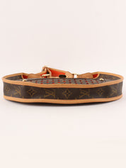 2006 Monogram Canvas Perforated Demilune Brown/Orange