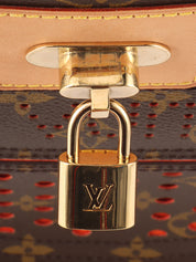 2006 Monogram Canvas Perforated Demilune Brown/Orange