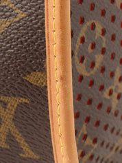 2006 Monogram Canvas Perforated Demilune Brown/Orange