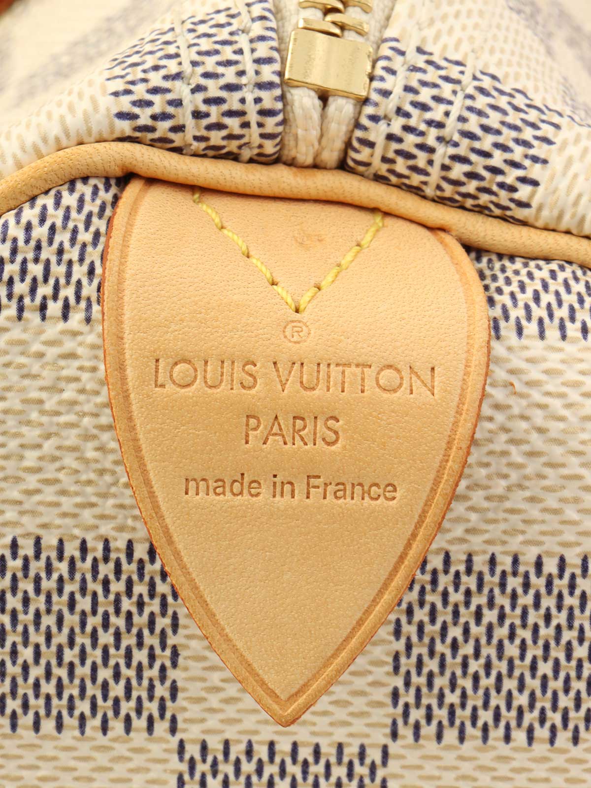 2007 帆布 Damier Azur Speedy 30 白色