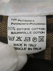 FF Zucca Pattern Pants Brown