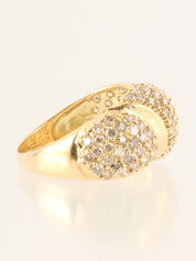 18K金钻石设计戒指