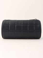 2001 Chocolate Bar CC Mark Stitch Pouch, Navy