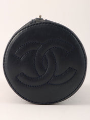 2001 Chocolate Bar CC Mark Stitch Pouch, Navy